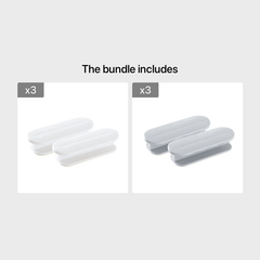 2pcs Self Stick Cabinet Drawer Handles Easy Installation