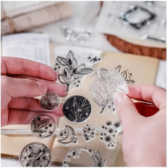 Silicone Transparent Stamp Seal for Children Student