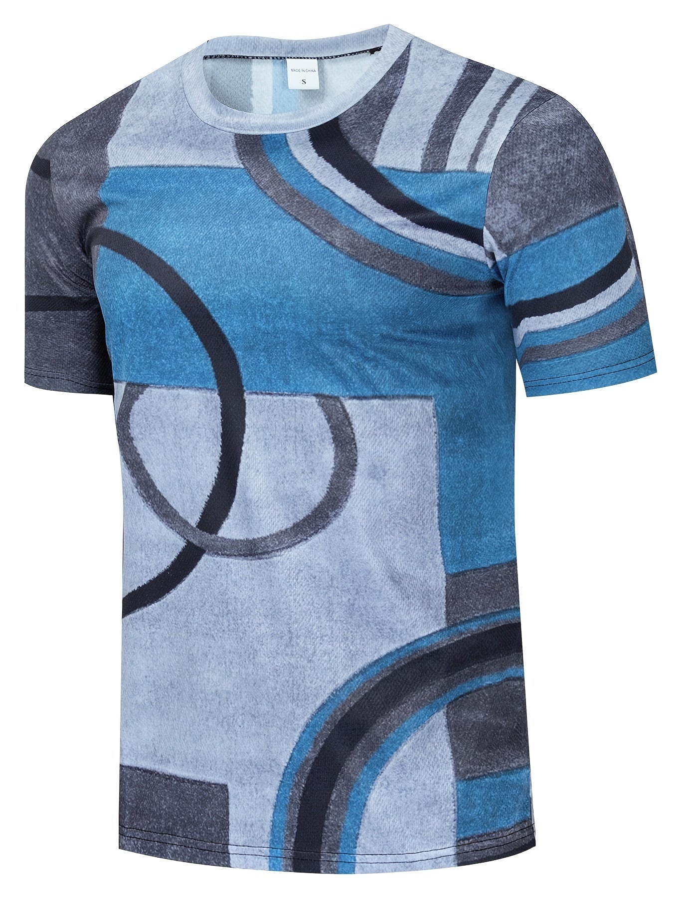 Men's Graphic T shirt Casual 3D Print Short Sleeves