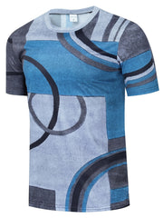 Men's Graphic T shirt Casual 3D Print Short Sleeves