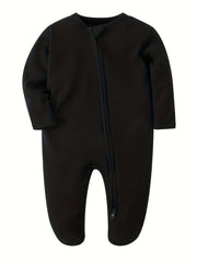 Cozy Unisex Newborn Infant Footed Pajamas with Mittens Cotton Onesies