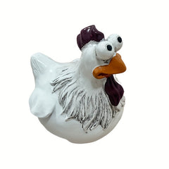 Funny Chicken Fence Decoration Resin Crafts Gift
