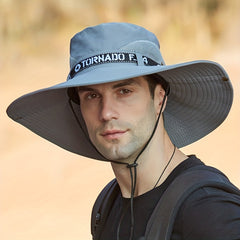 Breathable Sunscreen Fishing Hat with Large Eaves