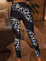 Leopard Print High Waist Skinny Leggings