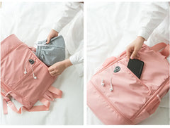 Multifunctional Bag Shoe Position Dry Wet Separation Yoga Fitness Bag