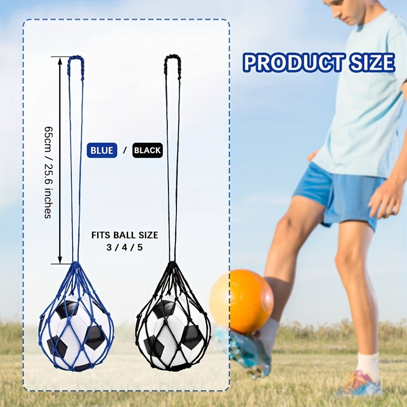 Football Kick Trainer Soccer Ball Net Kicker Fits Ball Size 3 4 5
