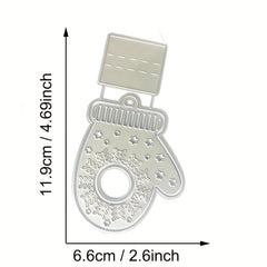 1pc Merry Christmas Metal Cutting Dies for Scrapbooking