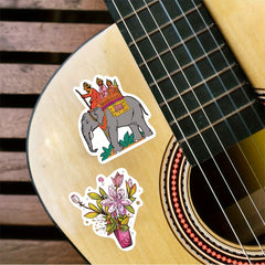 50pcs Waterproof Cartoon Graffiti Stickers for Guitar Skateboard Phone