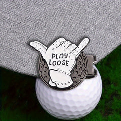 Magnetic Golf Ball Marker w/ Hat Clip Iron Accessory for Men - Golf Gift