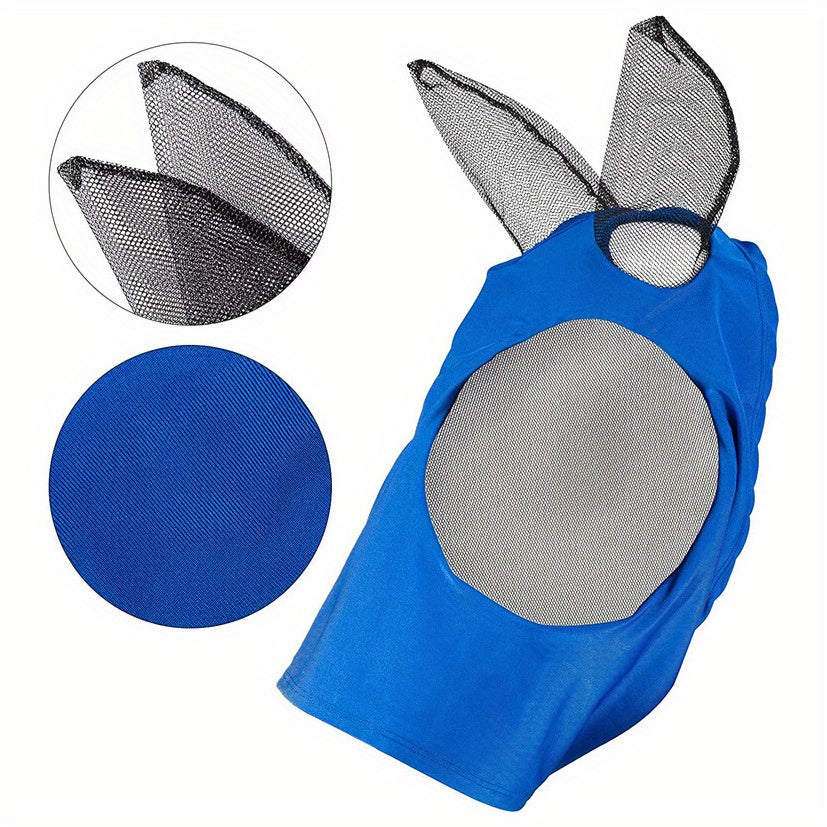 Breathable Horse Fly Mask with Anti Mosquito Cover