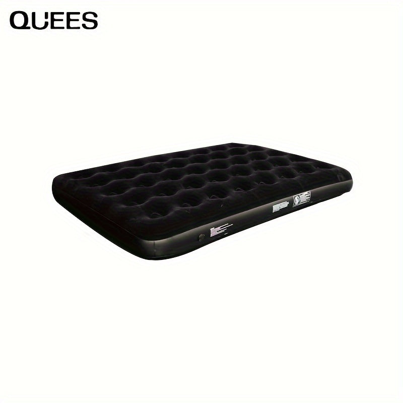 Portable Inflatable Mattress with 2 Pillows for Camping and Home Use