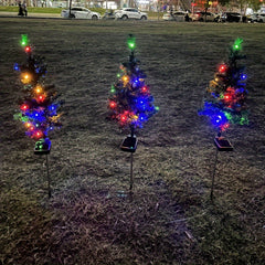 Solar Christmas Tree Lights with 600 MA Solar Version