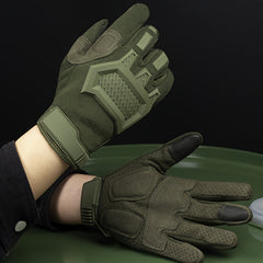 Men's Outdoor Training Touch Screen Vibration Absorption Gloves