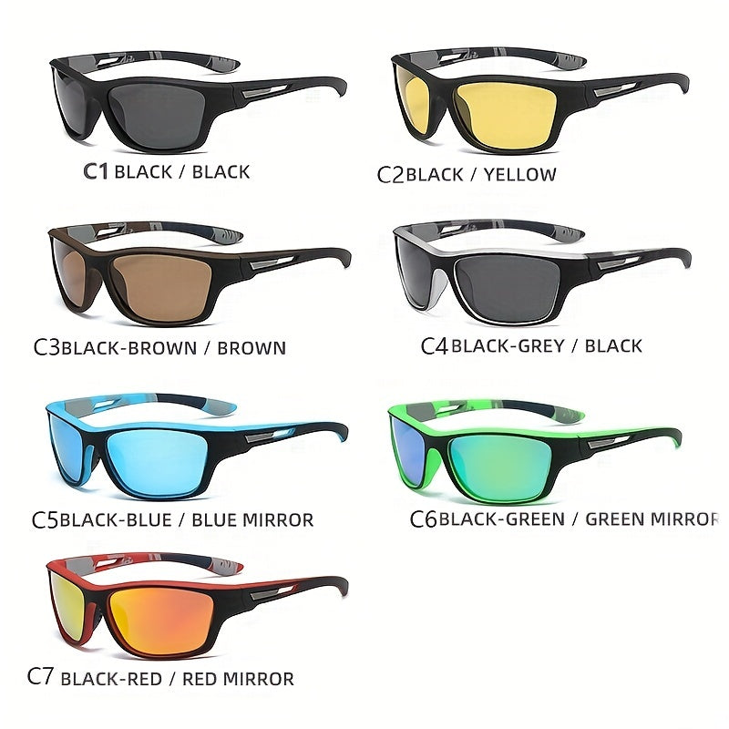 Polarized Outdoor Sports Sunglasses for Men UV Protection