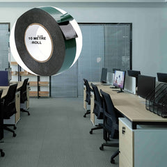 2pcs 10m 393 7inch Strong Waterproof Double Sided Foam Tape 10mm