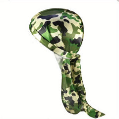 Men's Silk Camo Durag Set & Pirate Hats