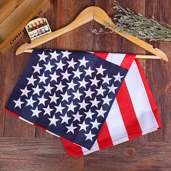 Flag Print Bandana Cotton Neckerchief Hip Hop Square Scarf