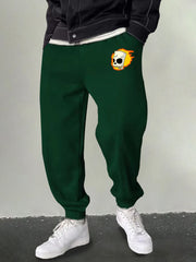 Men's Cartoon Graphic Sweatpants Casual Loose Joggers