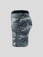 Men's Honeycomb Print Swim Trunks Quick Dry Beach Shorts