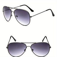 Aviator Sunglasses Metal Frame Tinted Lens UV400