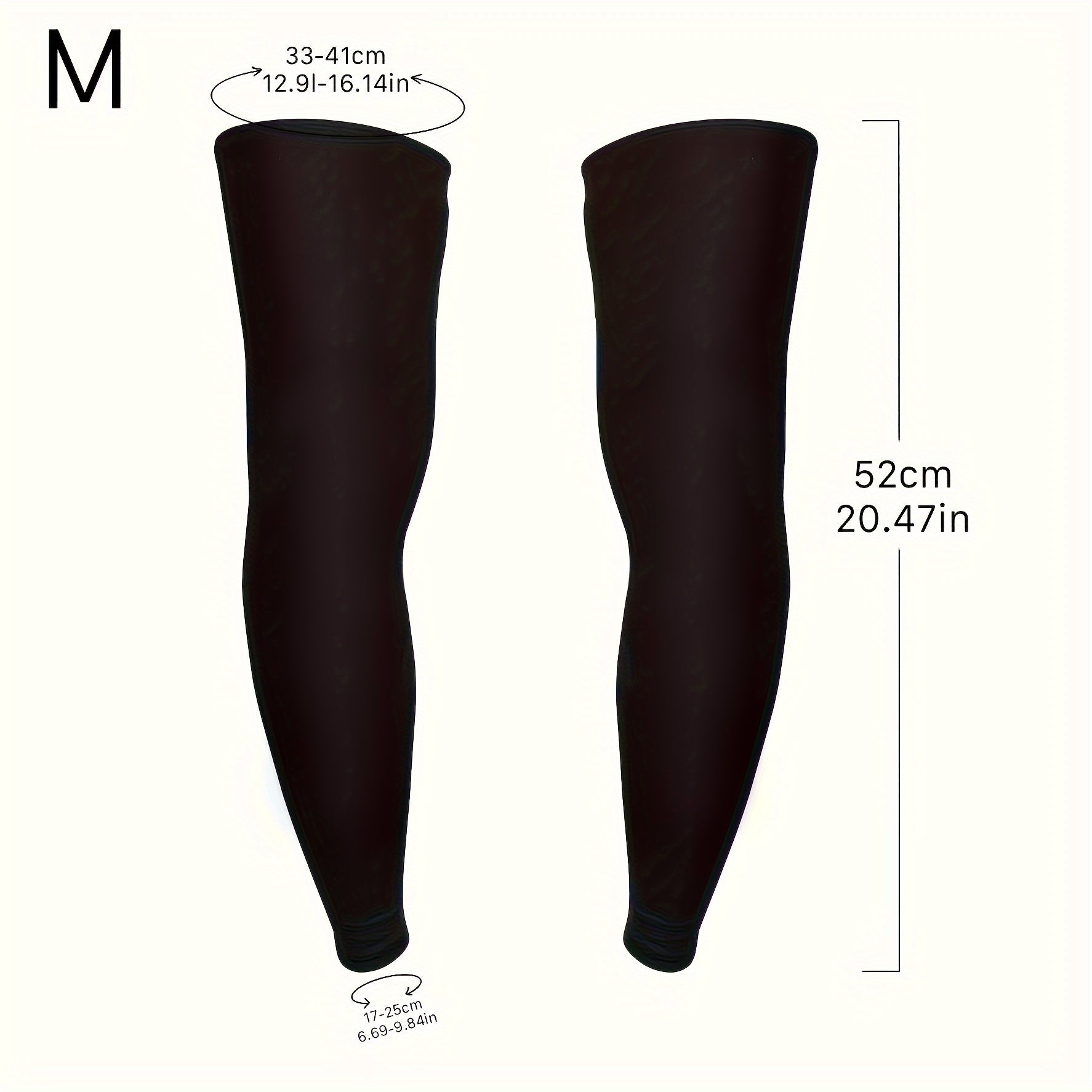 Warm Leg Warmers Windproof Cold proof Elastic Winter Cycling Outdoor Sports