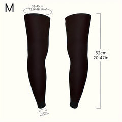 Warm Leg Warmers Windproof Cold proof Elastic Winter Cycling Outdoor Sports