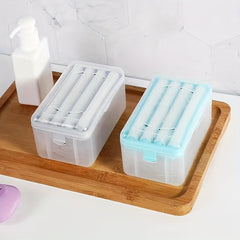 Scrub Hand Washing Soap Box with Drainage Storage