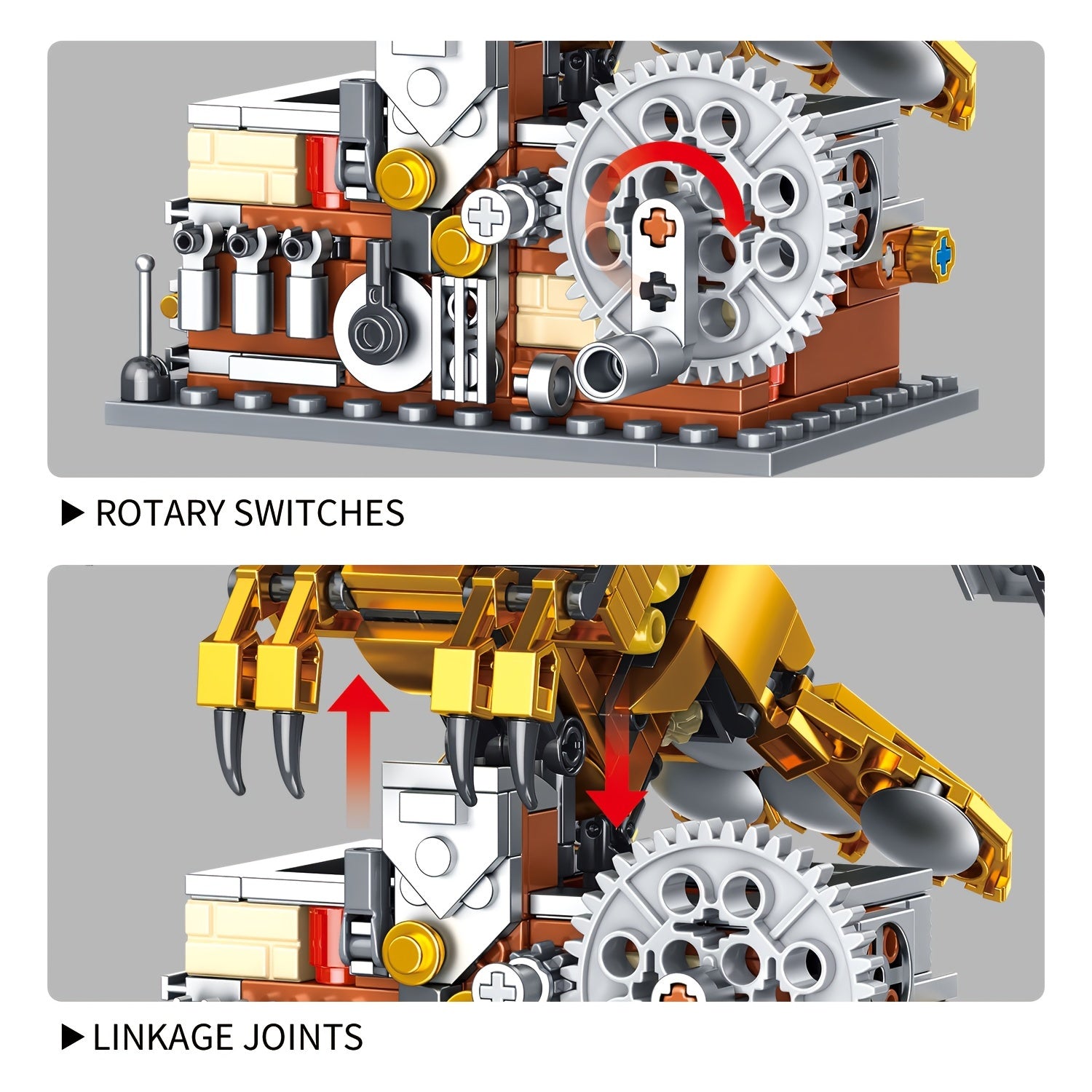 TYCOLE Mechanical Owl Building Block Set - Steampunk Style Model