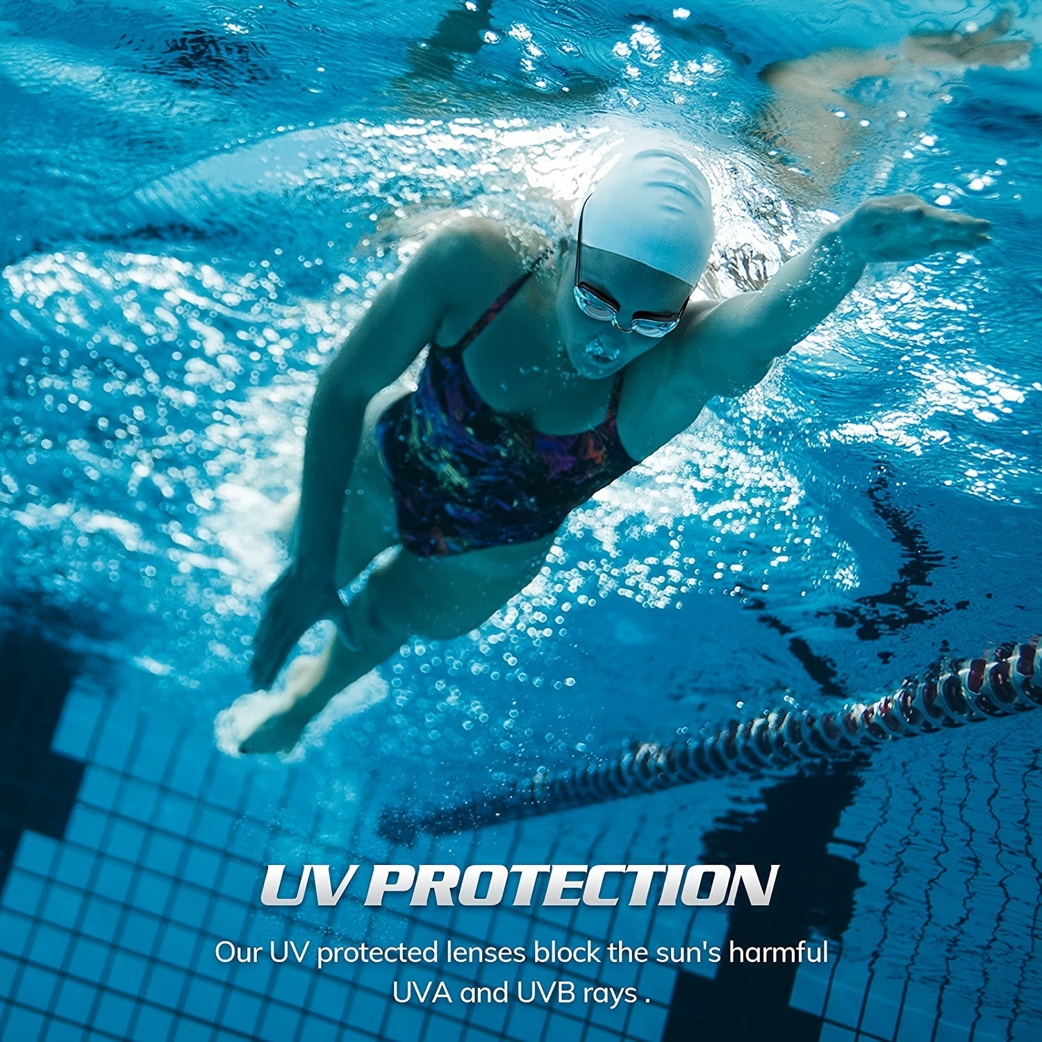 Anti-fog Swimming Goggle Comfortable Nose Bridge Clear View