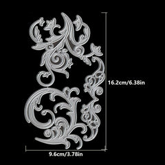 3pcs Retro Lace Flower Metal Cutting Dies Set for DIY Scrapbooking