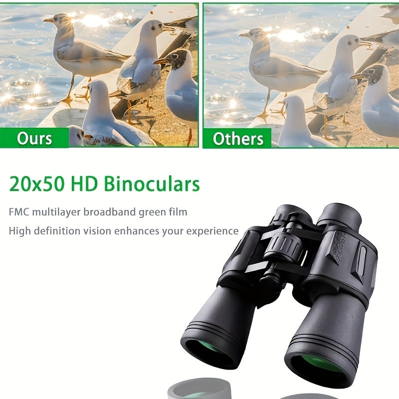 20X50 Outdoor HD Portable Binoculars Mobile Phone Photo Connection