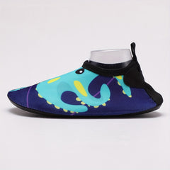 Boy's Octopus Graphic Water Shoes Quick Dry Lightweight Soft Water Socks