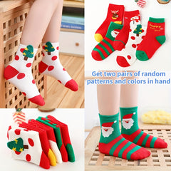 2 Pairs Children's Christmas Winter Socks