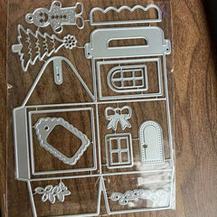 1pc Christmas Tree Door Metal Die Cuts Merry Christmas Candy Cutting Dies