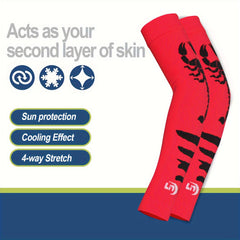 Cooling Arm Sleeves Moisture Wicking Outdoor Driving Cycling