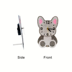 DIY Diamond Painting Clock Kit 18x11in Acrylic Material for Beginners
