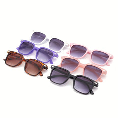 1pc Boys Girls Teen Casual Sunglasses Sun Protection Travel Outdoor Activities
