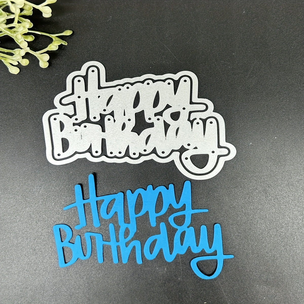 1pc Happy Birthday Metal Embossing Scrapbook Die