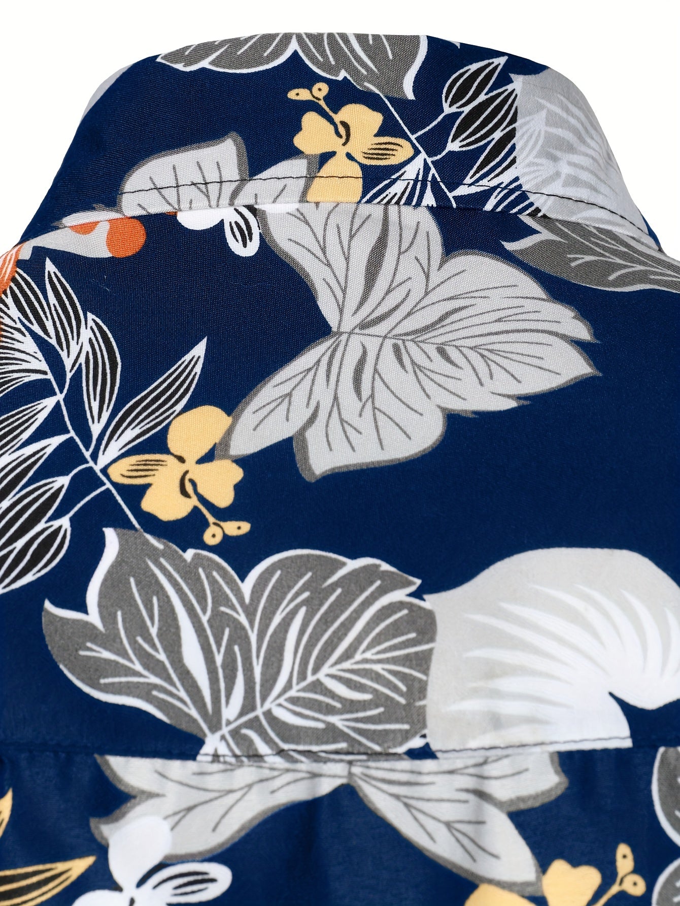 Men's Floral & Leaf Printed Casual Shirt Regular Fit Long Sleeves