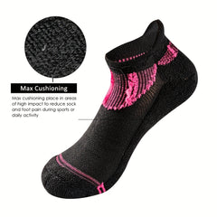 AceFine 6 Pairs Short Sports Socks Thick Low Cut Ankle Women's Stockings