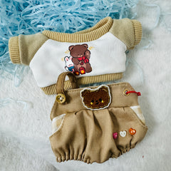 Doll Clothes T Shirt Pant Doll Accessories Suit for Plush Toys Dolls