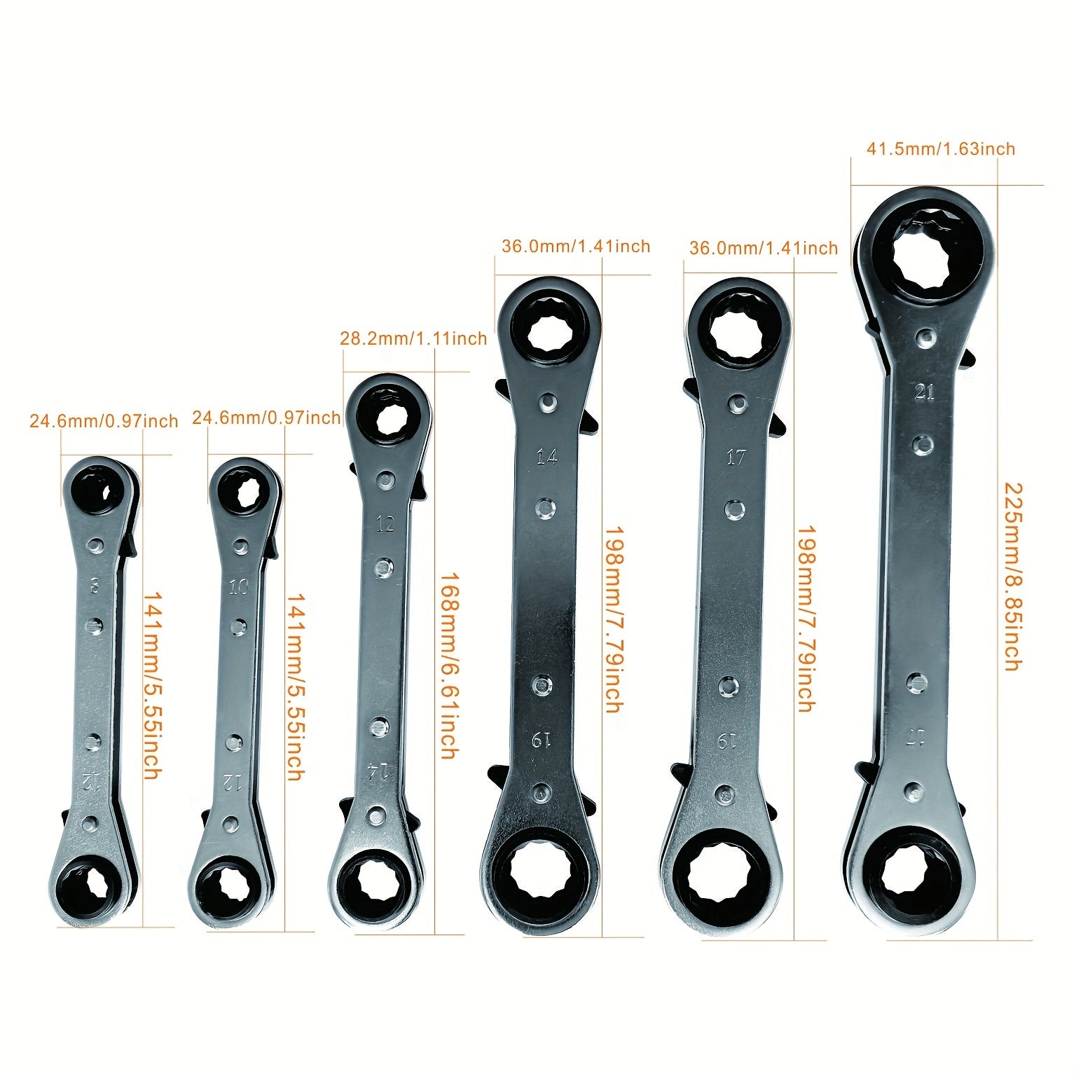 4 in 1 Ratchet Wrench for Quick Automotive & Household Maintenance
