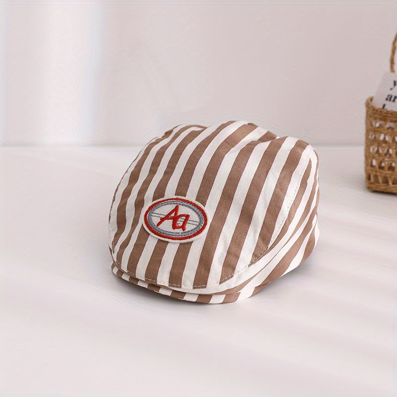 Striped Letter Casual Summer Hat for Men Women
