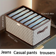 Houndstooth Storage Box Lightweight Dustproof Organizer