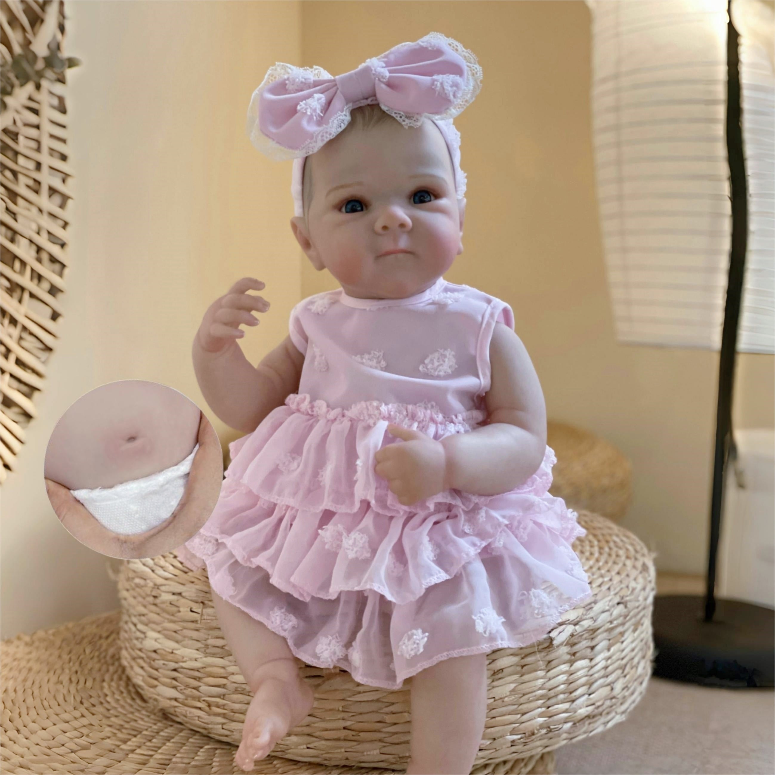 Girl Bettie All Vinyl Bebe Reborn Dolls
