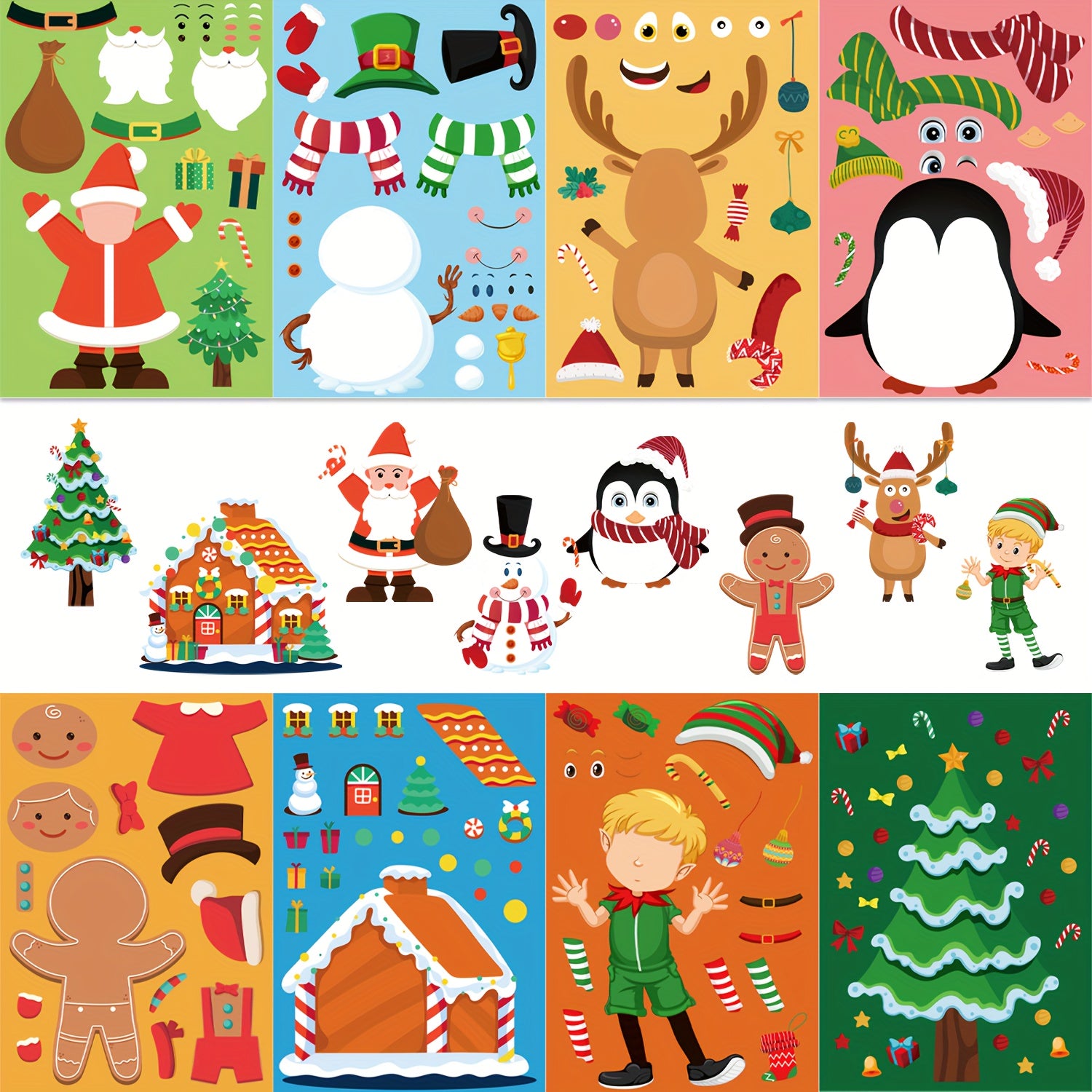 Christmas Party Games Stickers Make Your Own Christmas Stickers