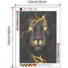 Animal Lion Full Diamond Painting Cross Stitch Kit
