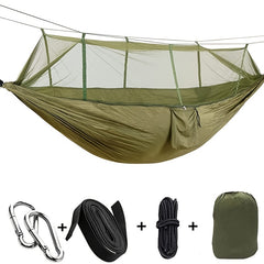 Portable Nylon Camping Hammock for Backpacking Travel