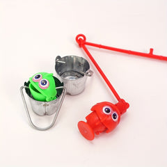 Elf Accessories Props Set Green Vest Mini Iron Barrel And Micro Fishing Rod