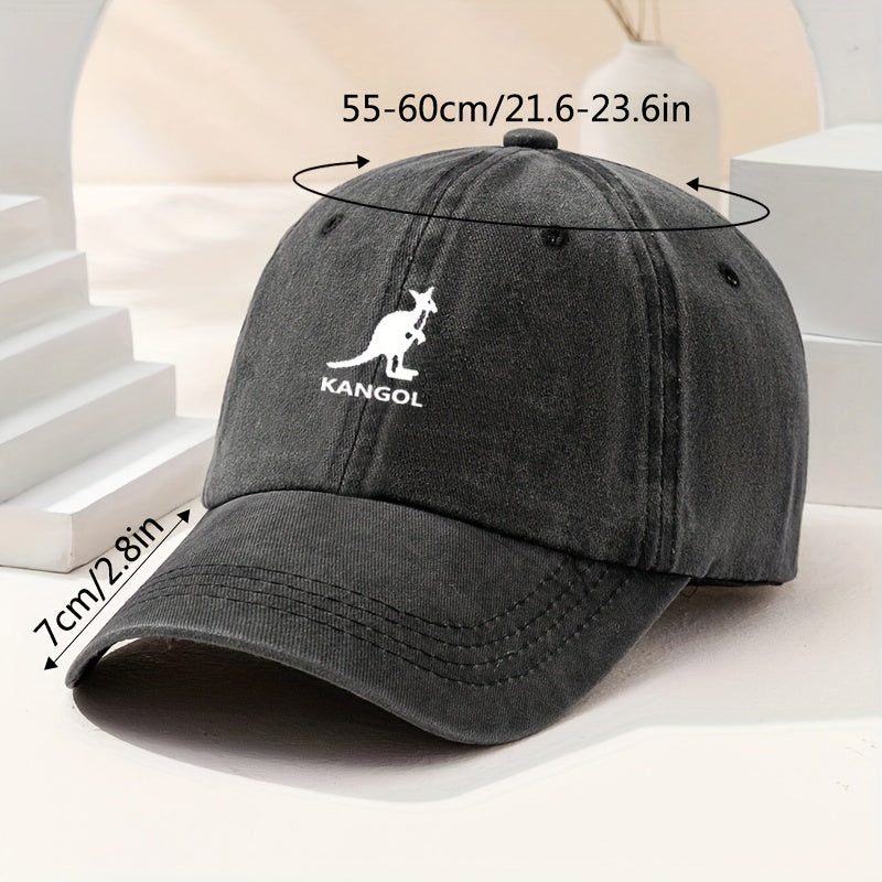 Animal Embroidery Baseball Cap Casual Sports Sun Hat for Women & Men
